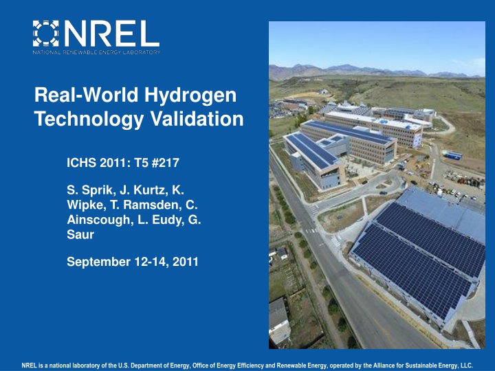 real world hydrogen technology validation