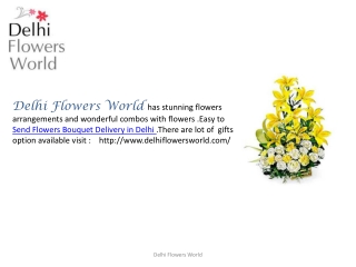 Flowers Bouquet Delivery in Delhi