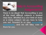 Accounting Assignment Help - slide 1