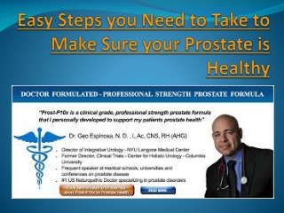 Easy Steps you Need to Take to Make Sure you Prostate is Hea