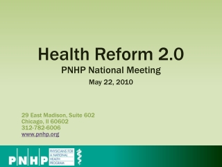 Health Reform 2.0