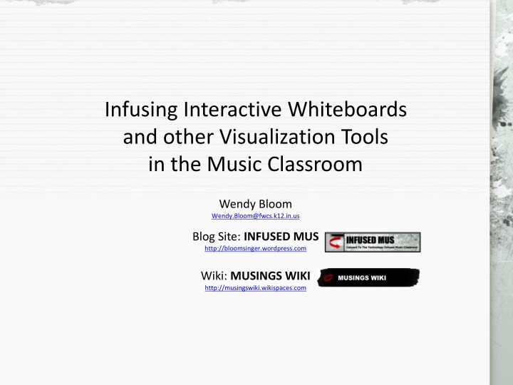 infusing interactive whiteboards and other