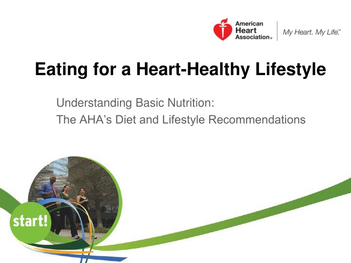 understanding basic nutrition the aha s diet and lifestyle recommendations