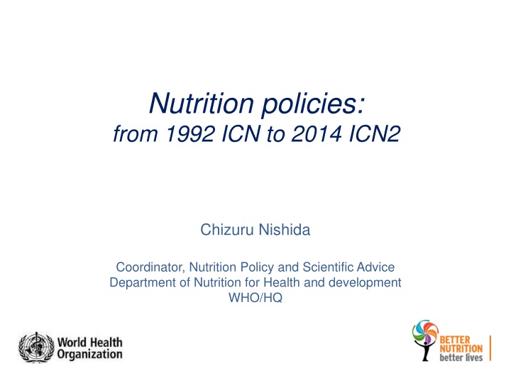 nutrition policies from 1992 icn to 2014 icn2