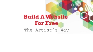 Build A Website  For Free