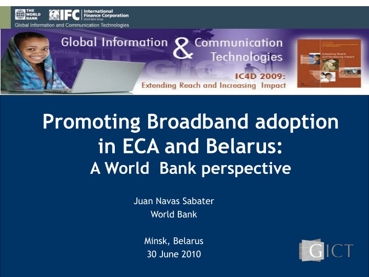 promoting broadband adoption in eca and belarus