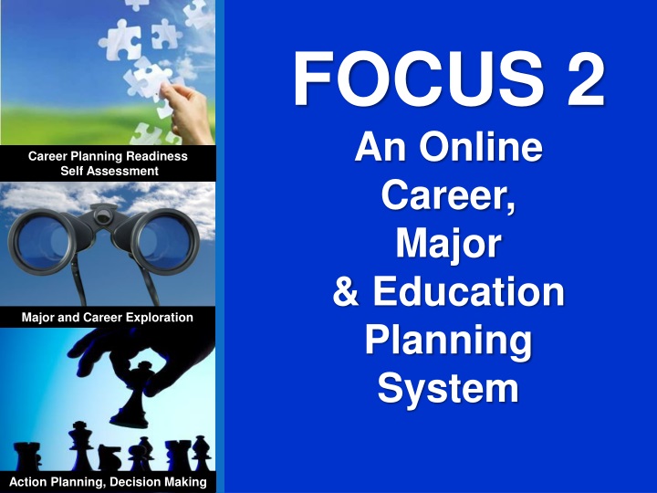 focus 2 an online career major education planning