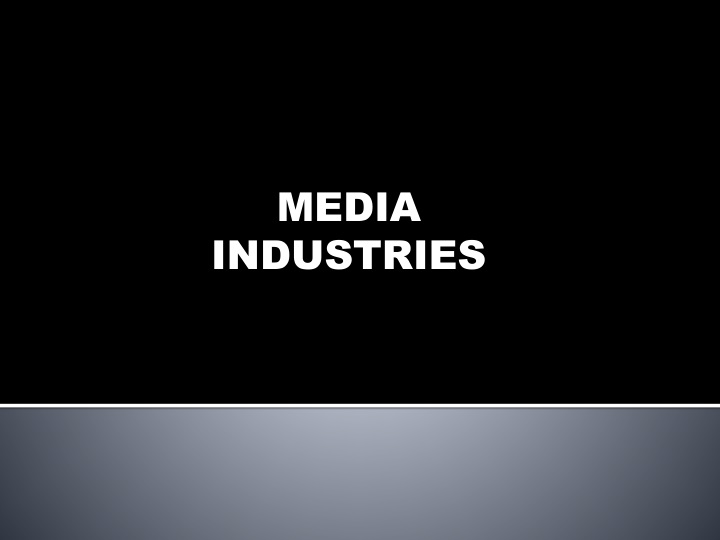 media industries