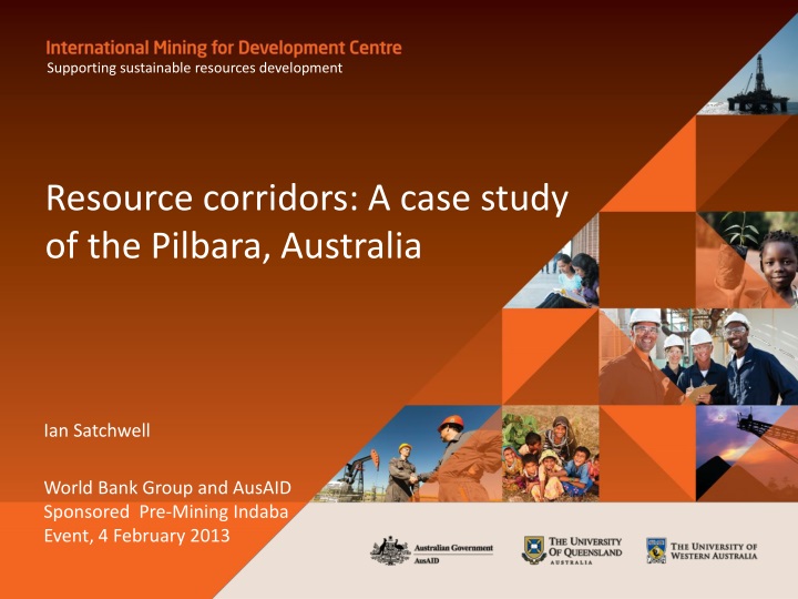 resource corridors a case study of the pilbara australia