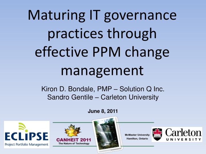 maturing it governance practices through