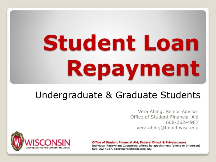 student loan repayment