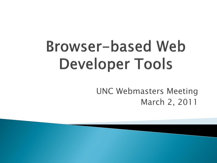 browser based web developer t ools
