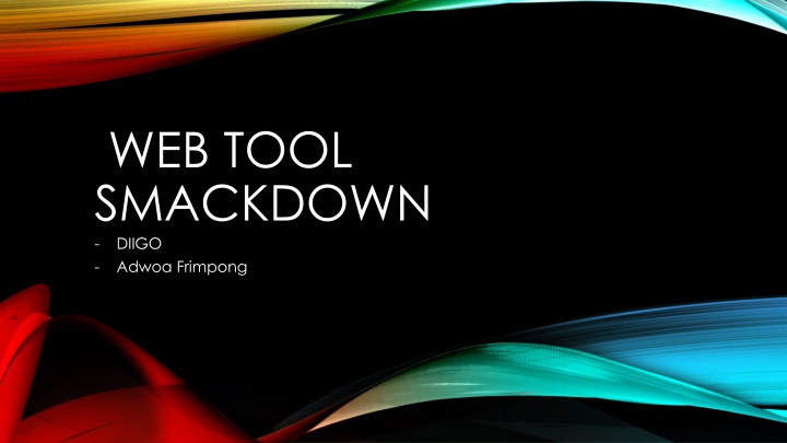 web tool smackdown