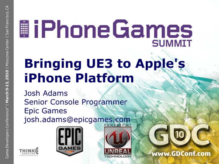 bringing ue3 to apple s iphone platform