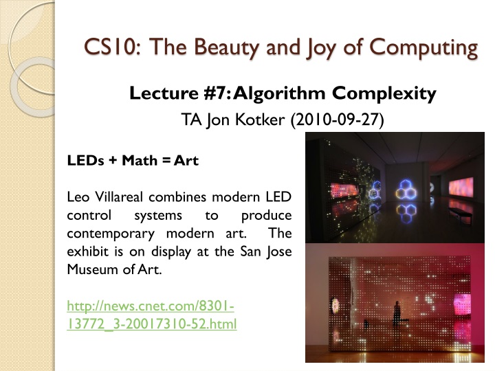 cs10 the beauty and joy of computing