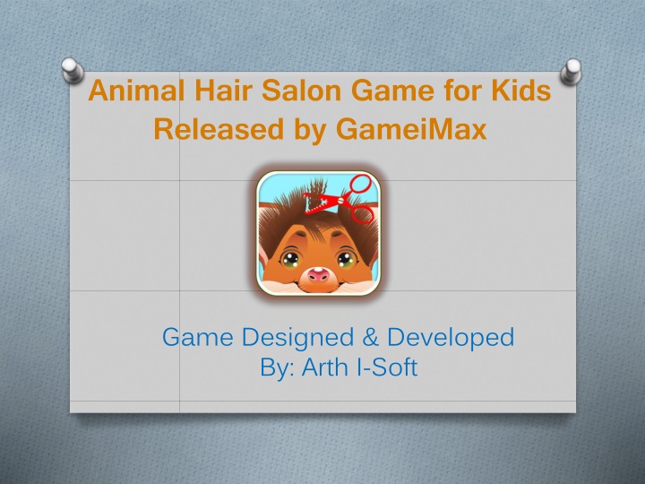 animal hair salon game for kids released by gameimax