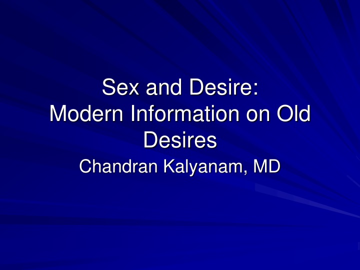 sex and desire modern information on old desires