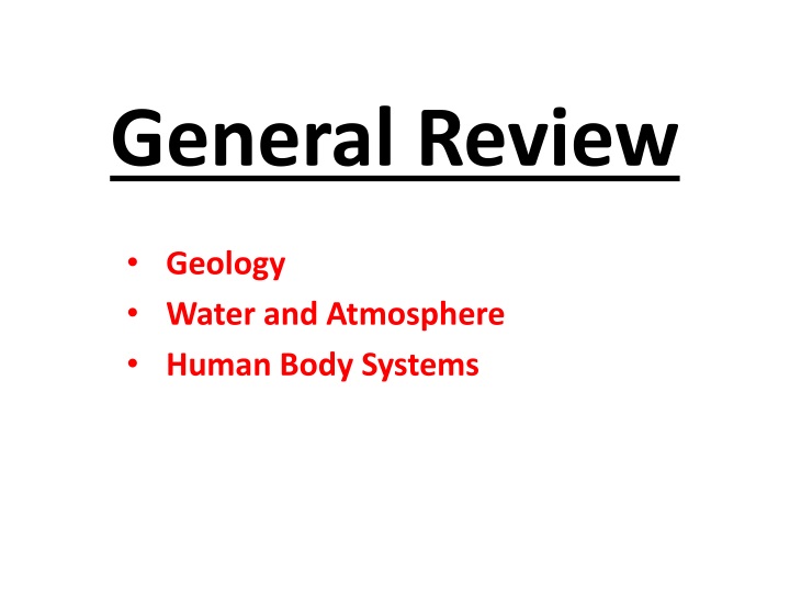 general review