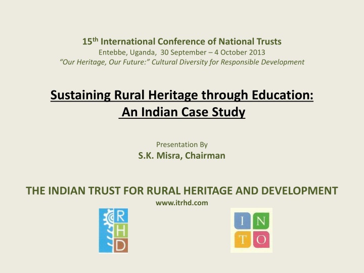 15 th international conference of national trusts