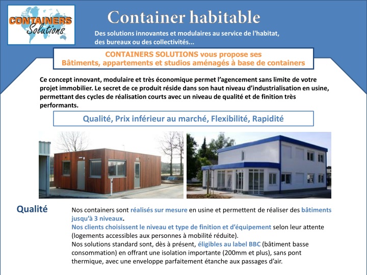 container habitable