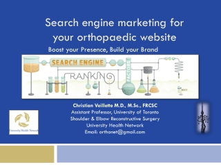 Search engine marketing for your orthopaedic website