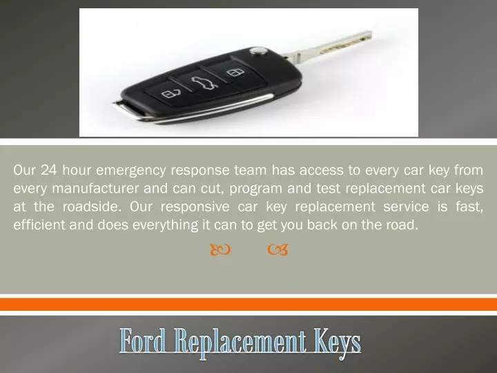ford replacement keys