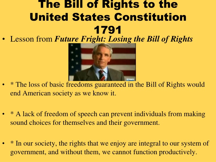 the bill of rights to the united states constitution 1791