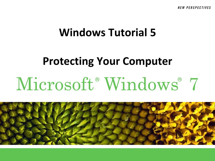 windows tutorial 5 protecting your computer