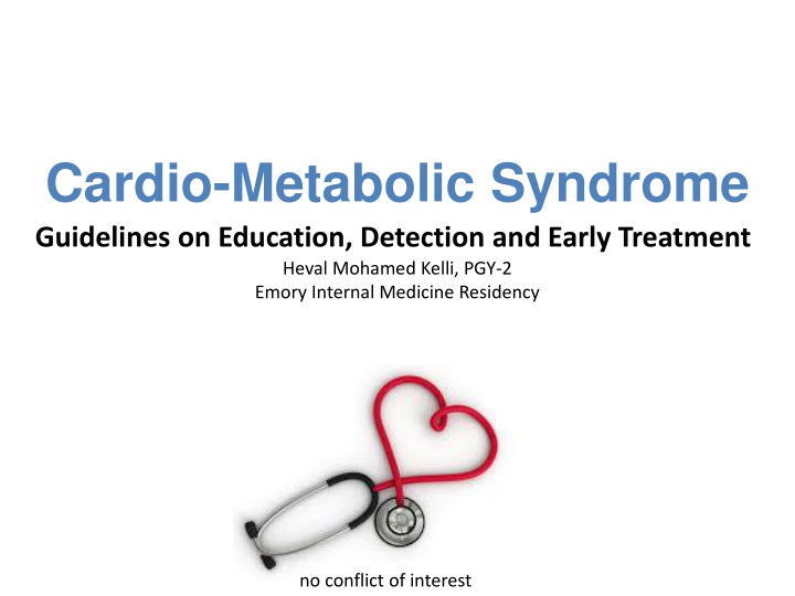 cardio metabolic syndrome guidelines on education