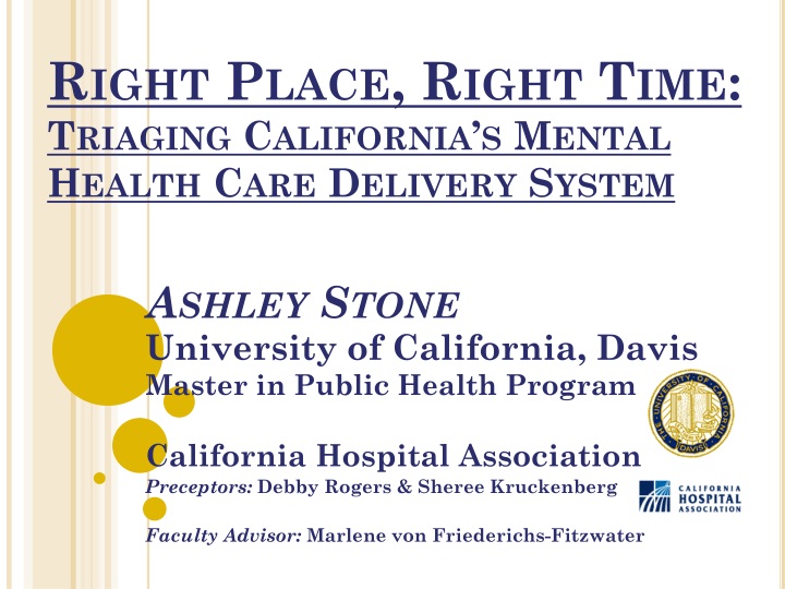 right place right time triaging california s mental health care delivery system