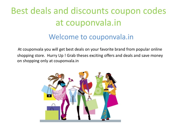 best deals and discounts coupon codes at couponvala in