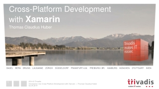 Cross-Platform Development with Xamarin