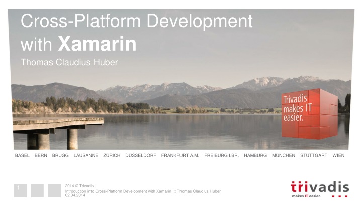cross platform development with xamarin