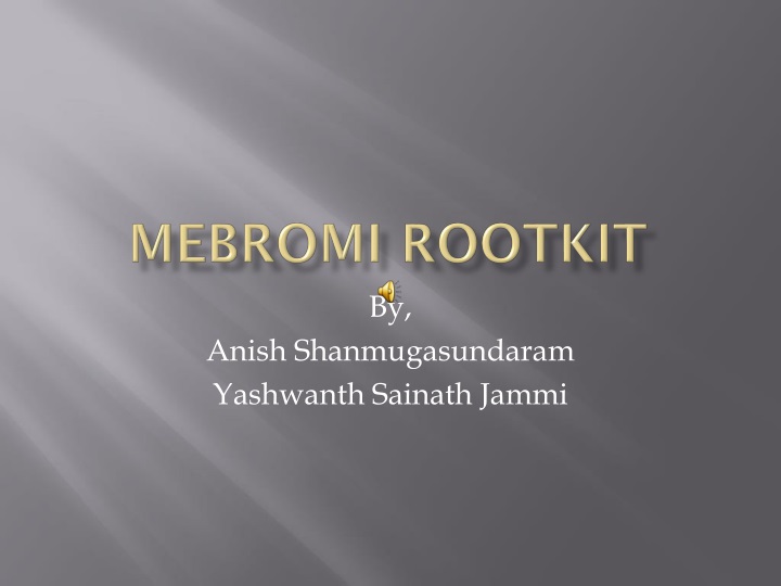 mebromi rootkit