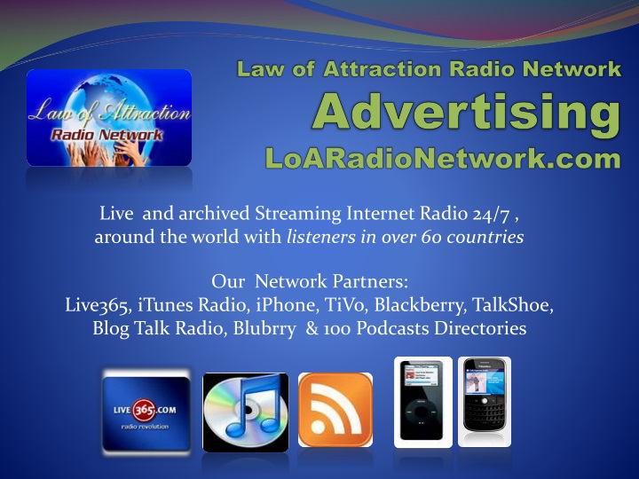 law of attraction radio network advertising loaradionetwork com