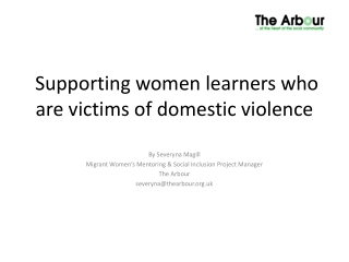 Supporting women learners who are victims of domestic violence