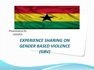 EXPERIENCE SHARING ON GENDER BASED VIOLENCE (GBV)
