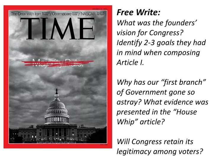 free write what was the founders vision