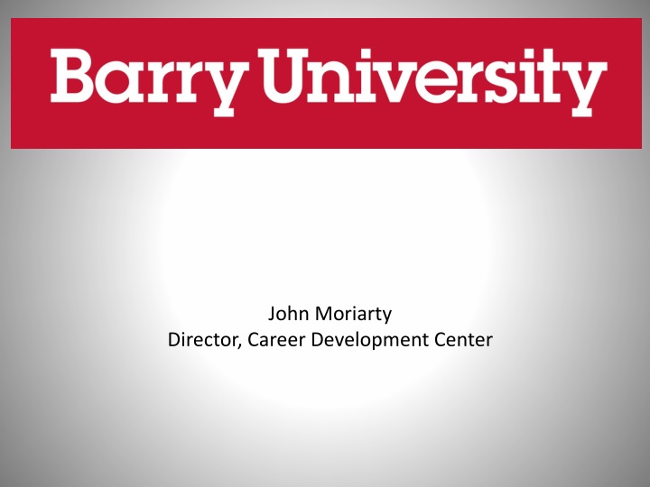 john moriarty director career development center