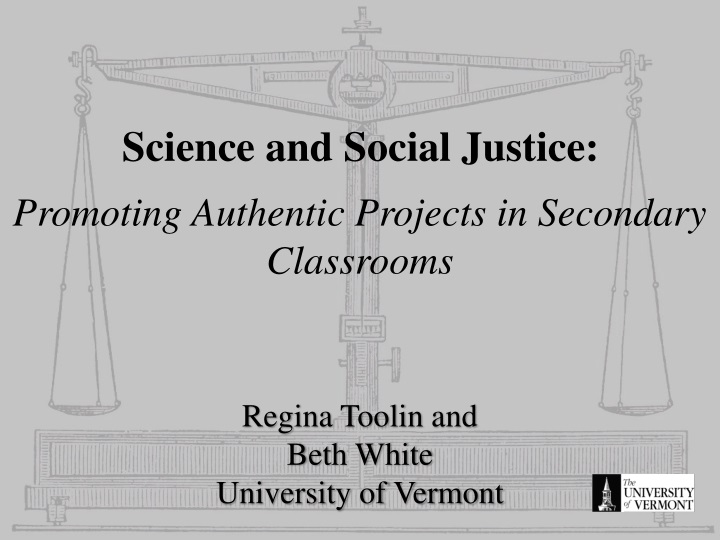 science and social justice