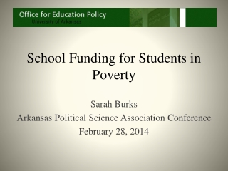 School Funding for Students in Poverty