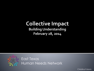 Collective Impact Building Understanding February 28, 2014