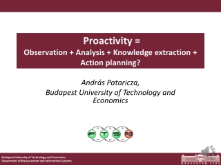Proactivity = Observation + Analysis + Knowledge extraction + Action planning ?