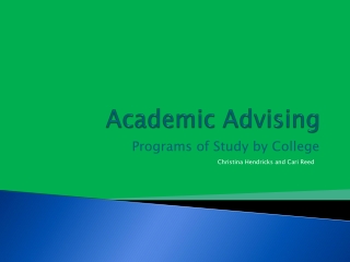 Academic Advising