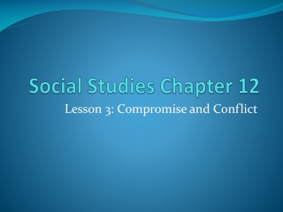 social studies chapter 12