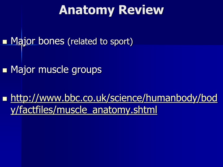 anatomy review