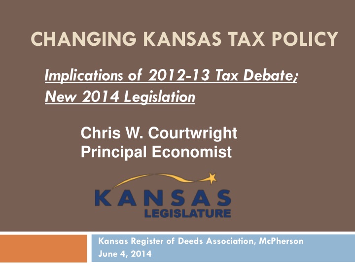 changing kansas tax policy