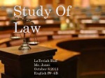 Study Of Law