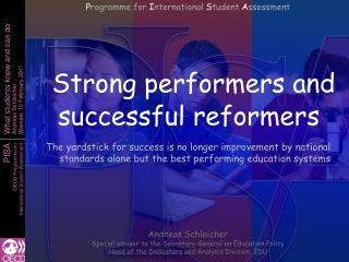 Strong performers and successful reformers