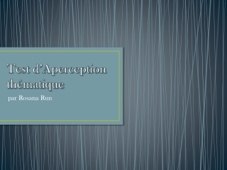 test d aperception th matique